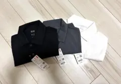【新品】UNIQLO セット エアリズムコットンカノコフルオープンシャツ 3枚