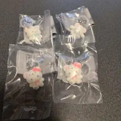 サンリオキャラクターズ めじるしアクセサリー 〜ふわふわスノー〜 4個 3種