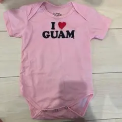 I LOVE GUAM 半袖　ロンパース