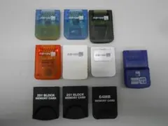 ゲームキューブメモリーカードまとめ売り/M2215