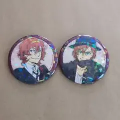 文スト　中原中也　ホロ缶バッジ