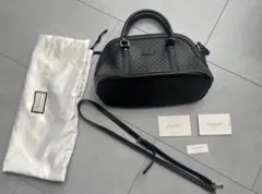 GUCCI マイクログッチシマ ハンドバッグ