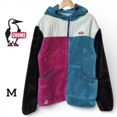 チャムス　CHUMS パーカー　フリース　ボアジャケット　ジップアップ　M