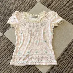 Blumarine 花柄 レース 半袖カットソーのサムネイル