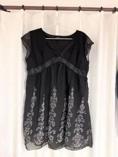 A.G.O Vネックチュニック シアートップス ブラウス