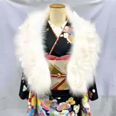 スワンショール ピンク 振袖用 成人式用 結婚式用 ショール ストール