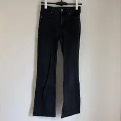 ユニクロ　UNIQLO デニム　ジーンズ　ブラック　ナチュラルフィット