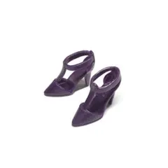 1/6ドール・Ｔストラップパンプス/ダークパープル