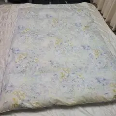 ホワイトダックダウン90% 高級羽毛布団シングル◇へたり有り！