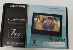 GREEN HOUSE 7インチ デジタルフォトフレーム GH-DF7T-BK