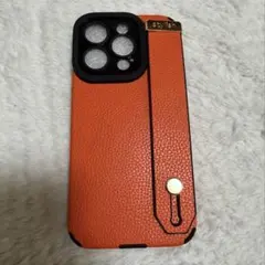iPhoneケース iPhone15Pro オレンジ スマホケース 新品未使用