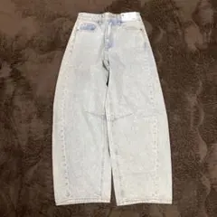 GUバレルレッグジーンズ➕EC 丈短め