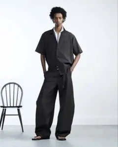 sacai サカイ セットアップ スウェット 上下 アイボリー カシミヤ混 