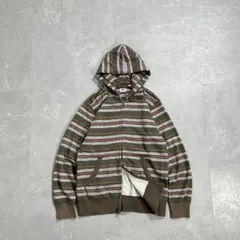 y2k】old uniqlo ダブルジップパーカー チェック 赤 オンブレ - メルカリ