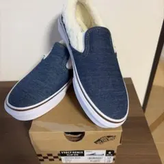 ★Vans V98SC Remix Slip On デニムブルー 新品24cm