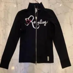 XS 新品　REPLAY 黒フルジップジャケット