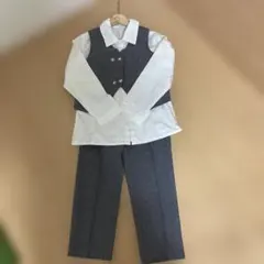 キッズ フォーマルセットアップ ベスト シャツ パンツ