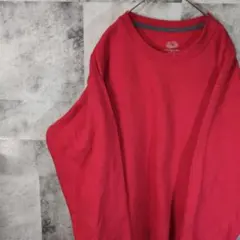 フルーツオブザルームスウェットトレーナーレッドM無地　A40,16