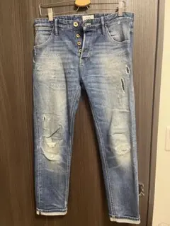 30インチ PT05 ダメージ加工 デニムパンツ PT Trinoのサムネイル