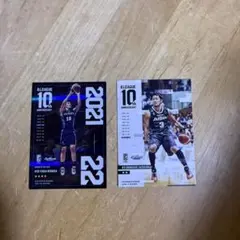 B.LEAGUE CARD Bリーグ カード 西田優大 10周年柏木真介