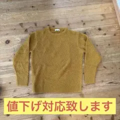 THE SHOP TK ニット セーター マスタード Lのサムネイル