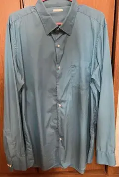 お値引しました♡GU ジーユー 長袖シャツ ブルー