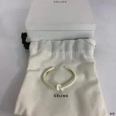 CELINE セリーヌ ノット エクストラシン ブレスレット ホワイト
