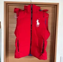 Polo Ralph Lauren フード付きダウンベスト レッド　悠翔様専用