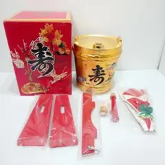 特選家納喜樽 清酒 1.8L 酒樽 祝樽 金色 正月 慶事 祝い事 祝賀会