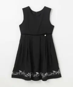 anyFAM モノトーン音符ジャンパースカート 130 美品