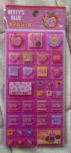 BETTY'S BLUE タイルシール ピンクのサムネイル