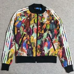 adidas × FARM COMPANY トラックジャケット　鳥　ジャージ　Sのサムネイル