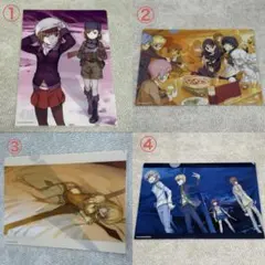 とある魔術の禁書目録 鎌池和馬10周年 A4クリアファイル 4枚セット