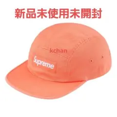 Supreme Washed Chino Twill Camp Cap オレンジ