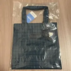 ファミリア　トートバッグ　青系チェックのサムネイル