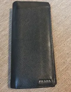 PRADA サフィアーノレザー 長財布 ブラックのサムネイル