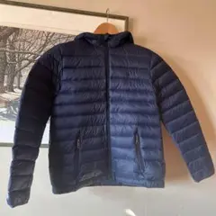 ポロ ラルフローレン♦︎フード付きダウン♦︎ネイビー♦︎ライトダウン♦︎美品