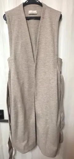 GALLARDAGALANTE NAVY ベージュロングジレ