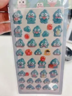 リオボンボンドロップシール　3Dシール ハンギョさん3