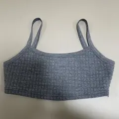 シーイン　ビスチェ　グレー　ショート丈ベストのサムネイル