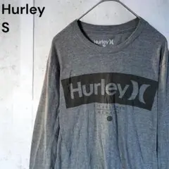 ハーレー ロンT S グレー サーフ ストリート アウトドア アメリカ古着 長袖