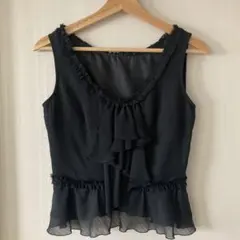 UNITED ARROWS/ユナイテッドアローズ♦︎フリル ノースリーブブラウス