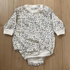 70cm/小花柄ロンパース