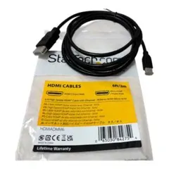 HDMIケーブル　StarTech 6ft HDMI to Micro 電子機器
