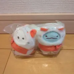 すみっコぐらしショップ限定 とかげ しろくま 白狐 てのりぬいぐるみ