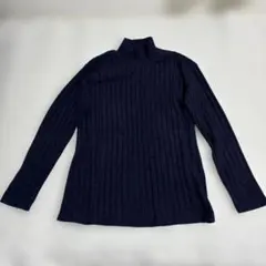 Just Relaxinリブ編みハイネック 授乳服長袖トップス Lサイズ