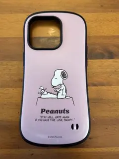 スヌーピー iPhone14プロケース ハードケース　アイフェイス