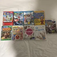 ん*様 Wiiゲーム9本セット スーパーマリオ・マリオカート他
