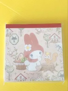 【新品・未使用】サンリオキャラクターズ×たけいみき/メモパッド マイメロディ