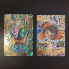 ドラゴンボールヒーローズ 老界王神、孫悟飯：青年期2枚セット
